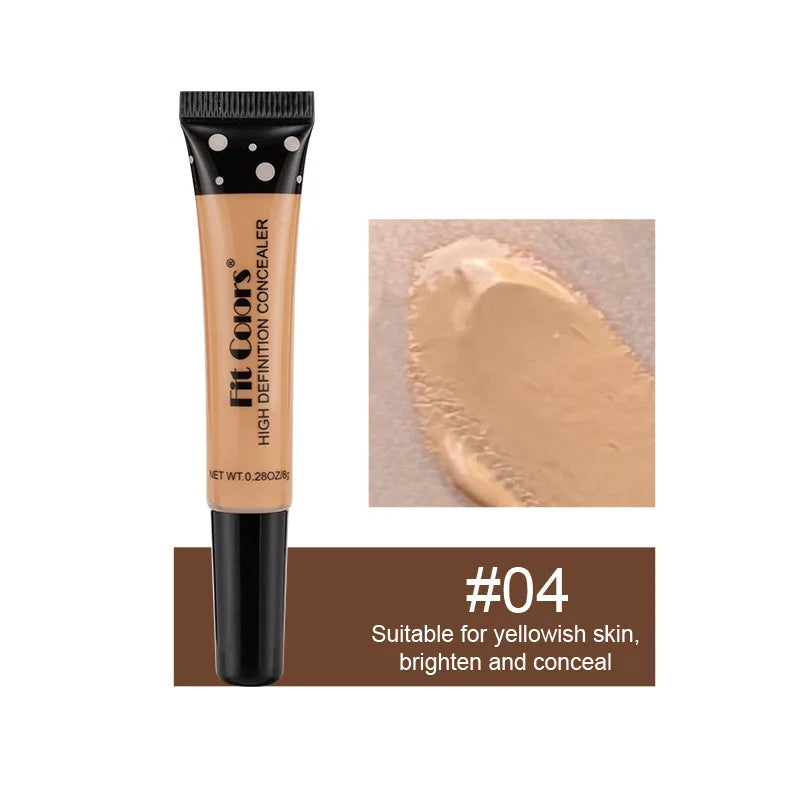 Concealer for Dark Skin Under Eye Corrector Waterproof Concealer Blemish Cover Contour Corrector Tube Concealer Melanin Makeup