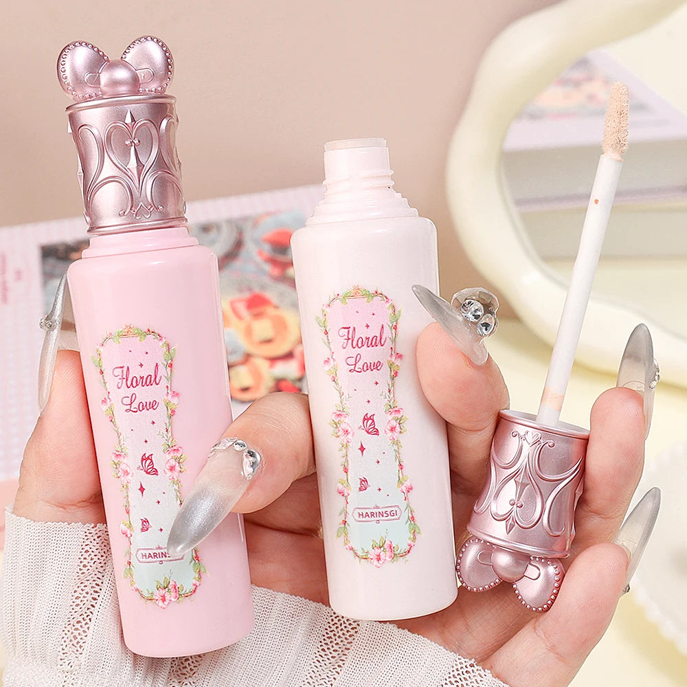 Pink Liquid Concealer Stick Moisturizing Waterproof Brightening Concealer Cream Lasting Cover Acne Spot Dark Circles Face Makeup