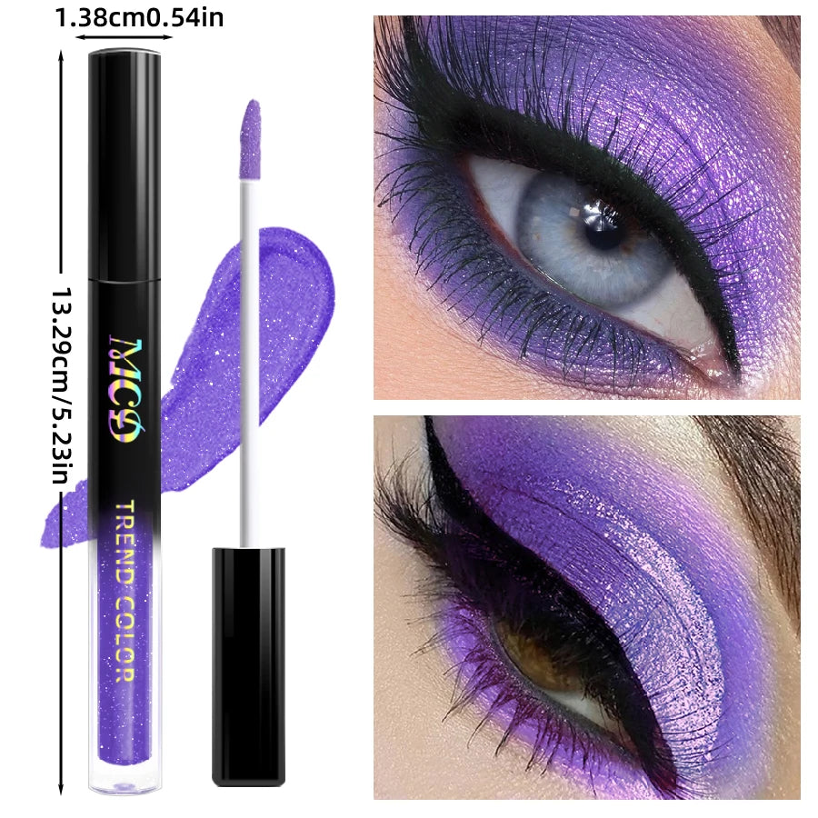 1PC Waterproof Liquid Eyeshadow Pen 13 Colors - High Shine  Long-Lasting & Smudge-Proof Makeup Gifts Looks glitter Eye Cosmetic