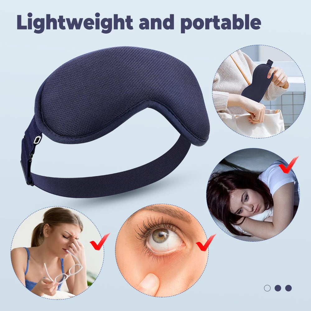 Professional Electric Eye Massager with Heating & Vibration Dark Circles Relief Mask for Dry Eyes,Sleep Aid and Fatigue Recovery