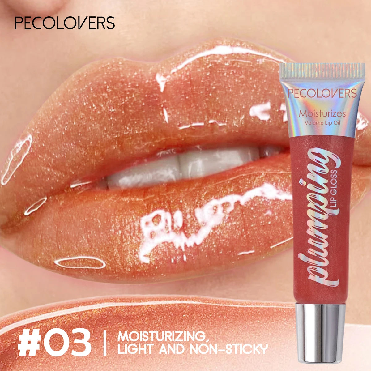 Waterproof, Long-Lasting LUSTrous Lip Gloss - , Nourishing , Suitable for All Skin Types, Sleek Tube Packaging, Creamy Texture
