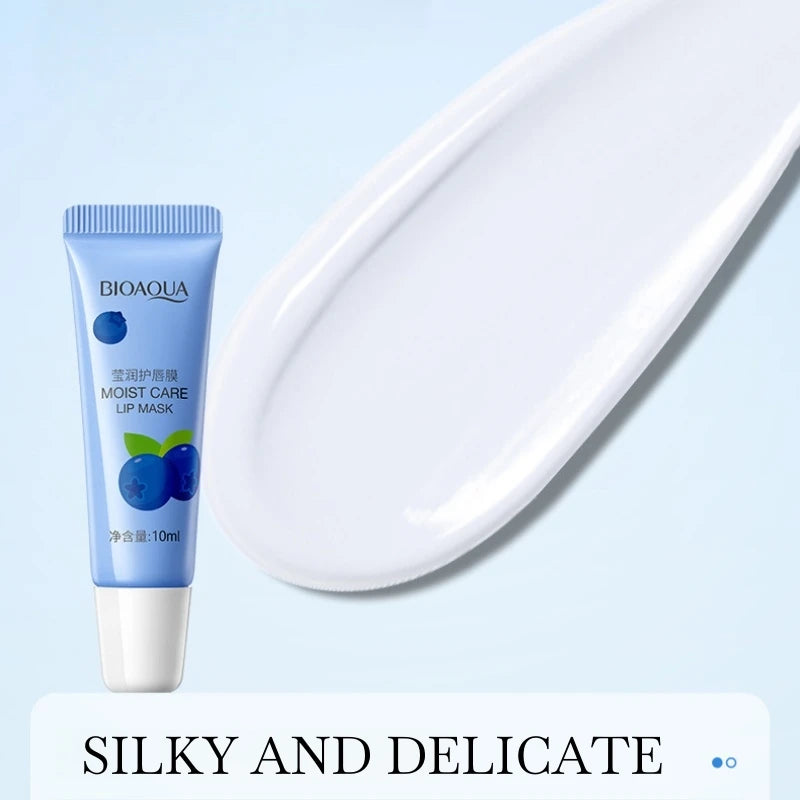 Dreamland Blueberry Lip Care Set 10Ml+2.7G, Contains Vitamin E, Natural Blueberry Extract, Hypoallergenic Alcohol-Free Formula, Includes Lip Balm and Lip Mask, Provides You with a Good Lip Care Experience, Seasonal Maintenanc