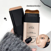 Skin Beauty Double-end Foundation Stick,Velvet Moist Light Concealer Foundation Long-lasting Flawless Makeup Face Beauty Makeup