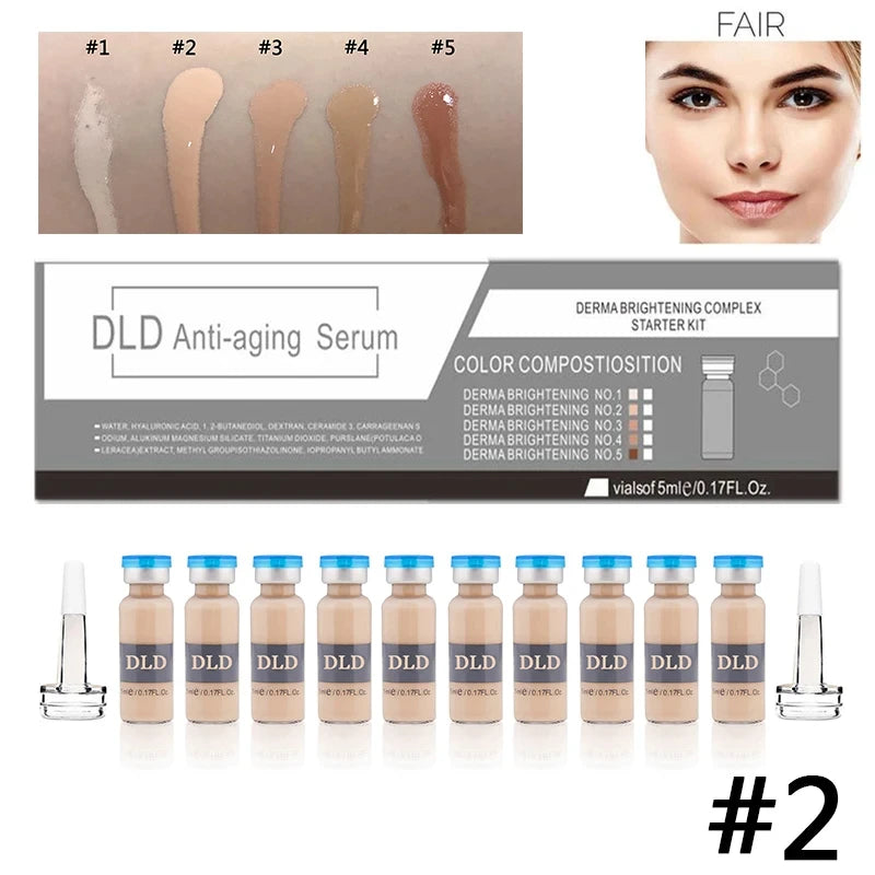 Korea 5ml BB Cream Glow Serum Pigment Starter Kit Niacinamide Foundation Sunscreen Cream Face Makeup Skin Care