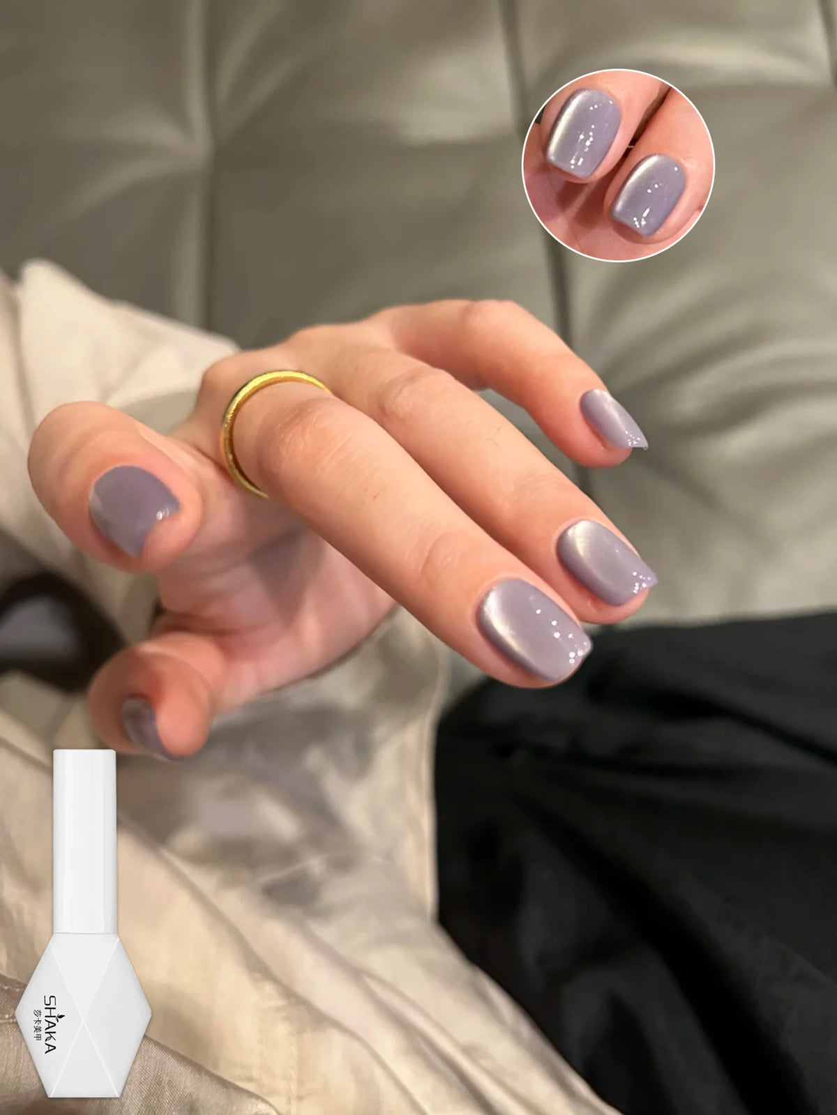 WS 1-24Pcs Internet Celebrity Bestseller Lanxinghe Series Cat Eye Glue Giant Display White Glass Beads Cat Eye Gel Nail Art