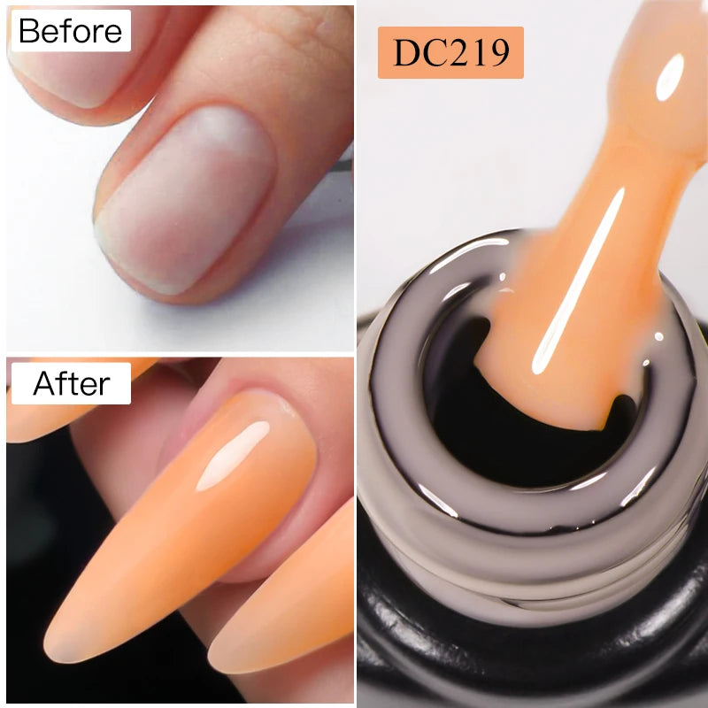 Mtssii 7ML Quick Extension Nail Gel Vernis Semi Permanent Acrylic Crystal Pink Clear Nude Gel Nail Polish UV Construction Gel