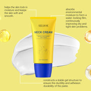Eelhoe Neck Tightening Cream Firming Moisturizing Fade Fine Line Brighten Smooth for Turkey Dark Skin Nourishing Neck Cream 150g