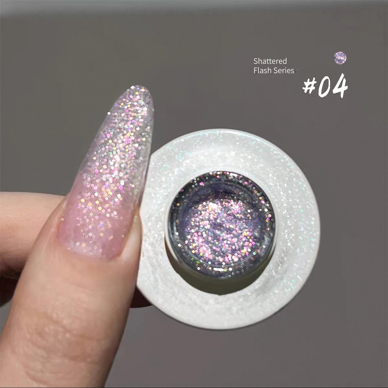 MIANEL 12ML Rock Sugar Crushed Diamond Gel Nail Polish Pink Glitter Nail Polish Top Selling Pink Nails Summer Nails 1-12pcs