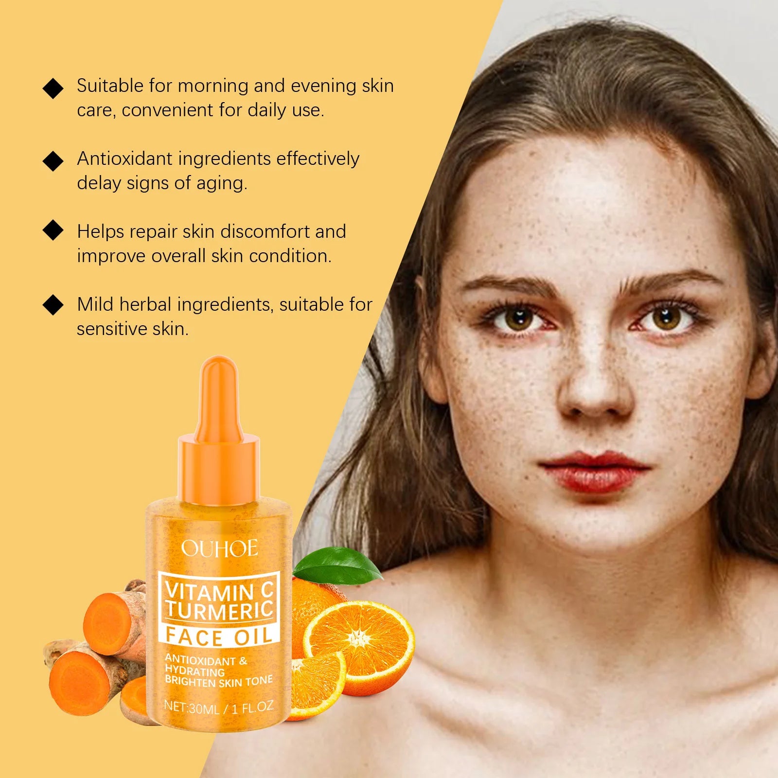 Brightening Facial Essential Oil Nourish Moisturize Remove Melanin Dark Spots Dullness Soothe Repairing Skin Hydrating Face Oil