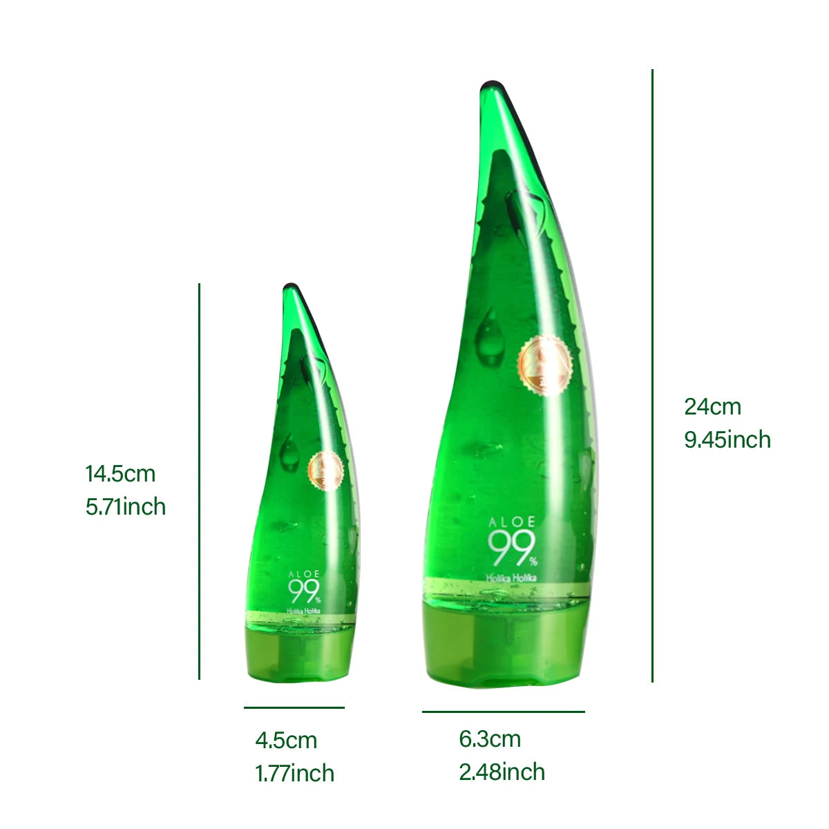 HOLIKA HOLIKA Aloe Soothing Gel,Soothing & Refreshing,Moisturizing & Lightweight,Fast-Absorbing,K-Beauty,Korean Makeup