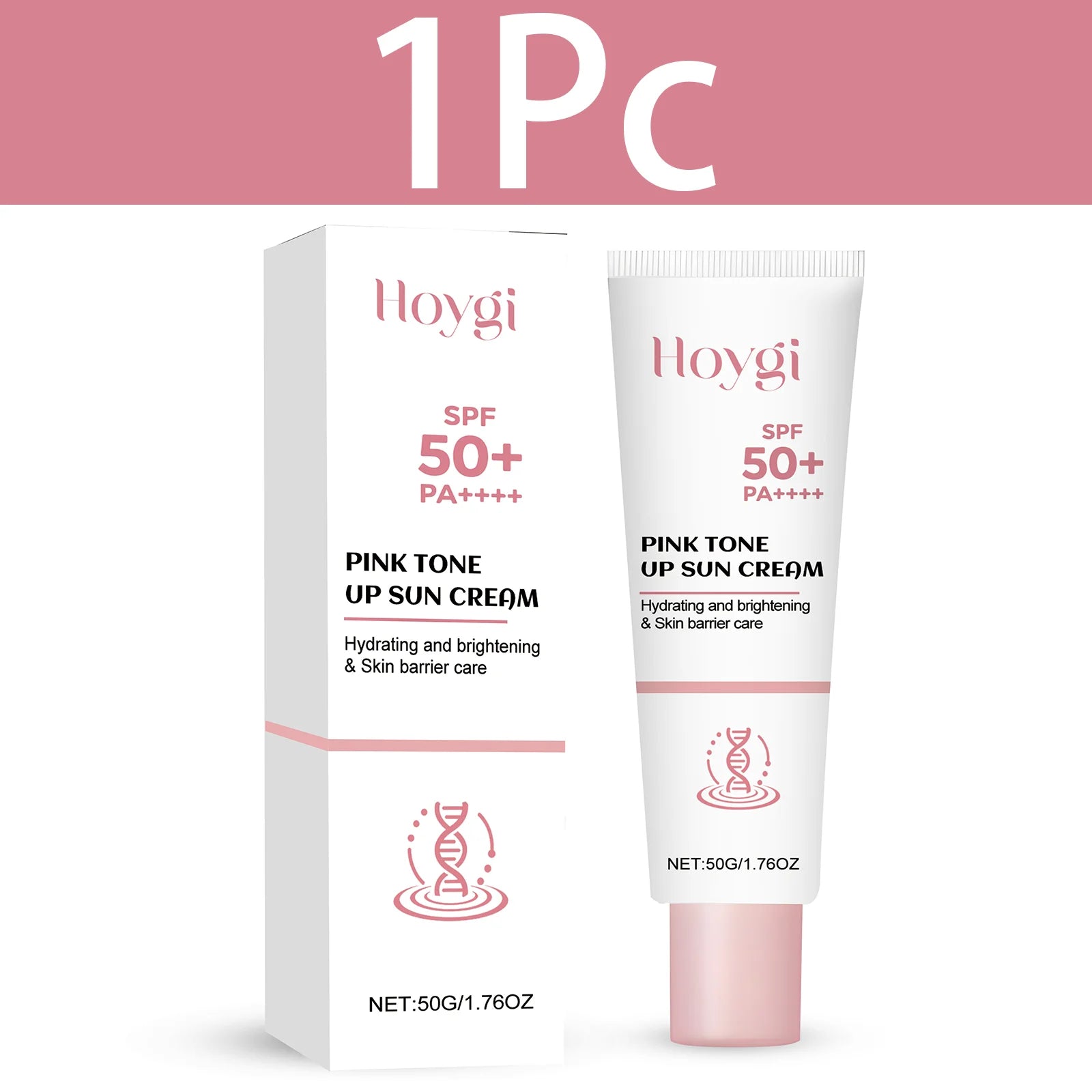 HOYGI Face Cream With Nicotinamide Brightening Skin Daily UV Protection SPF50 Sunscreen Facial Body Care Lotion Hydrating Cream