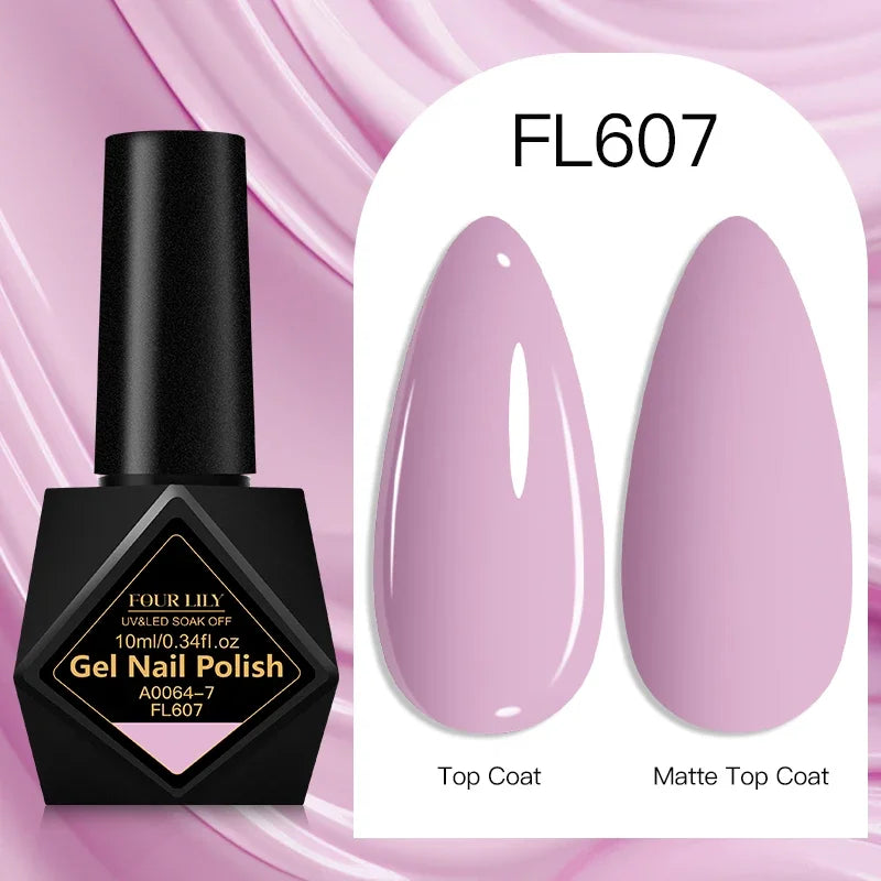10ml Gel Nail Polish 162 Colors Nail Supplies Vernis Semi Permanent Nail Art Manicure Soak Off LED UV Gel Nail Varnishes Summer