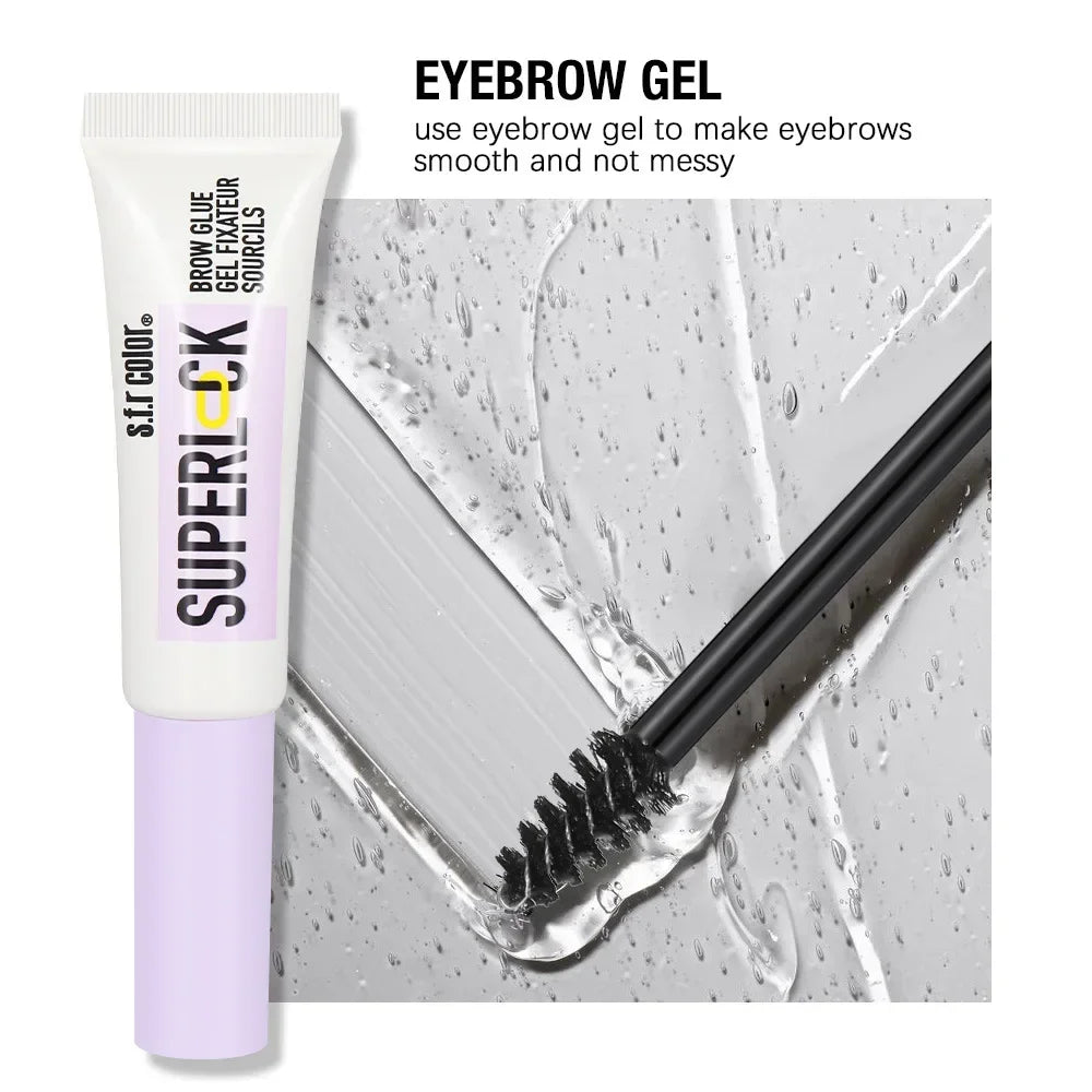 Waterproof Transparent Wild Eyebrow Styling Gel Molding Wax Soap Natural Colorless Brow Shape Fixing Liquid Brows Setting Makeup
