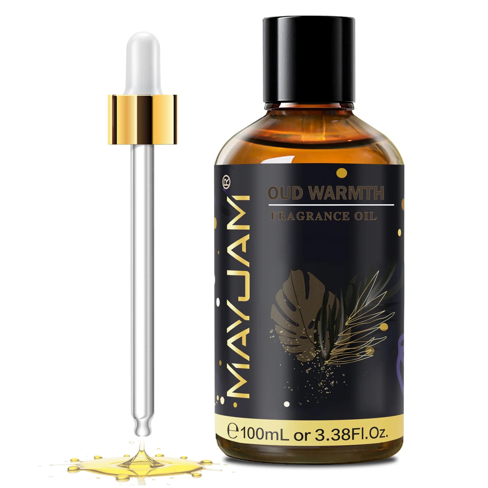 MAYJAM 100ml Fragrance Oils with Dropper For Humidifier Car Diffuser White Musk Bubble Gum Sea Breeze Freesia Baby Powder