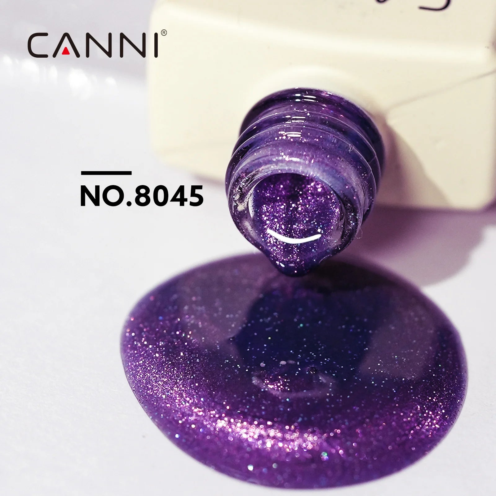 CANNI HEMA FREE TPO FREE 9ml Glitter Silver Cat Magnetic Gel Nail Polish Galaxy Diamond Full Coverage Pigmented Gel for Nail