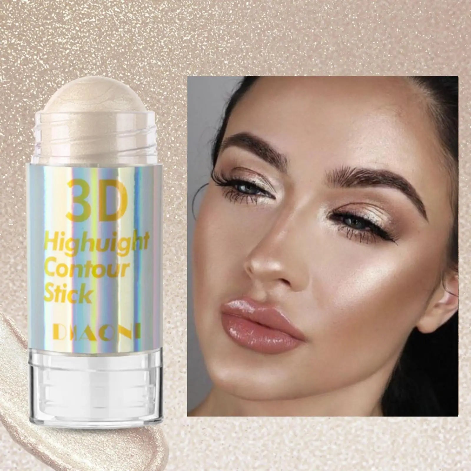 6 Colors 3D Face Contour & Bronzer Stick Palette – Smooth Cream Formula for Sculpted Definition, Natural Warm Glow & Flawless Blendable Finish