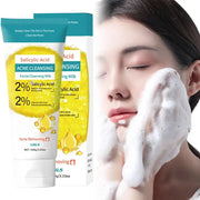 Salicylic Acid Acne Removing Facial Cleanser Moisturizing Refreshing & Oil-Controlling Face Wash Foam Face Cleanser Skin Care