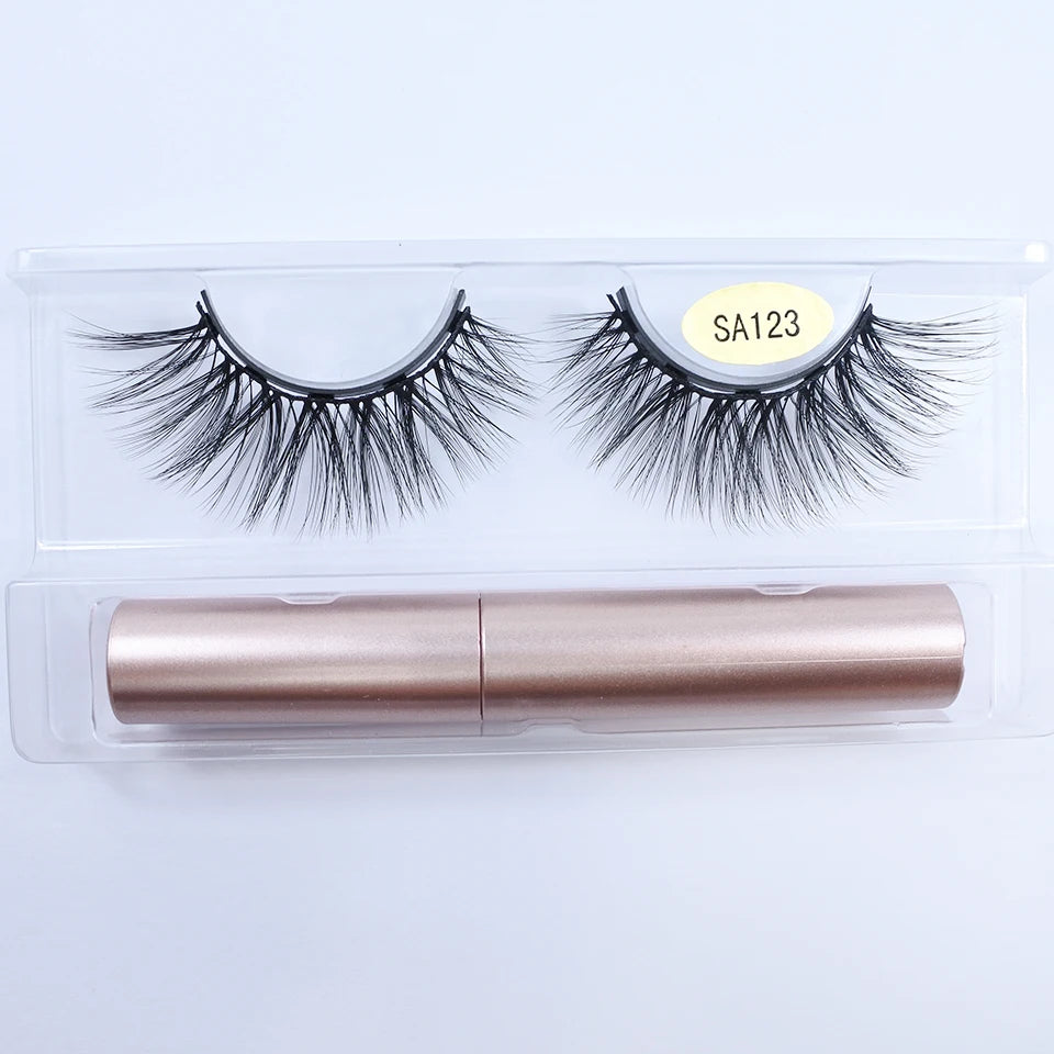 1/5 Pairs Magnetic Eyelashes Makeup False Lashes Bulk Items Wholesale Natural Magnetic Lashes Eyeliner Set