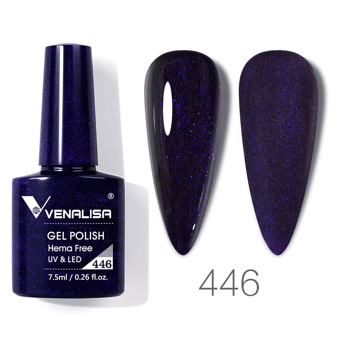 VENALISA 7.5ml Nail Gel Polish Sparkle Glitter Diamond Shining Summer Colors Semi Permanent Soak off UV LED Nail Gel Varnish