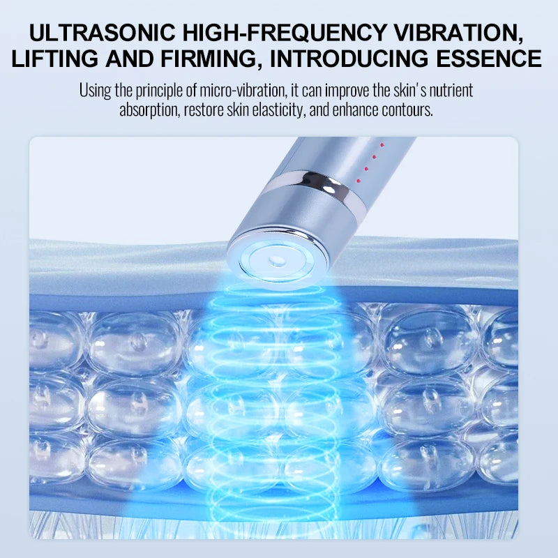 Eye Massager Dark Circles Puffiness Wrinkle Removal Hot Cold Microcurrent Mode Collagen Boosting Eye Fatigue ReliefAntiAgingTool