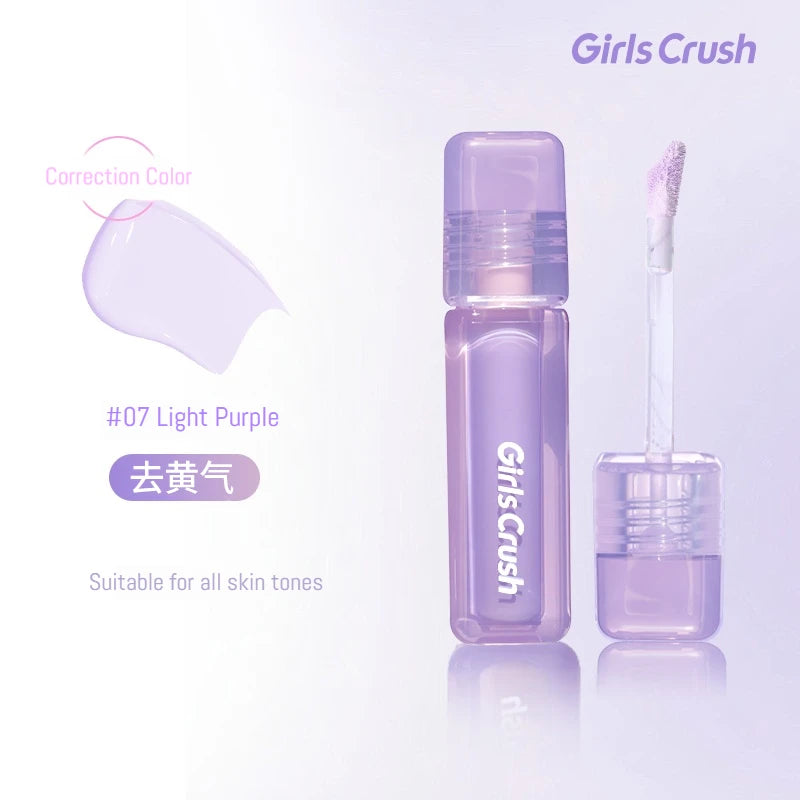 Girlscrush Liquid Concealer  Moisturizing Brightening Conceal Pore Watery Velvet Longlasting Cover Red Streaks Face Oily Skin