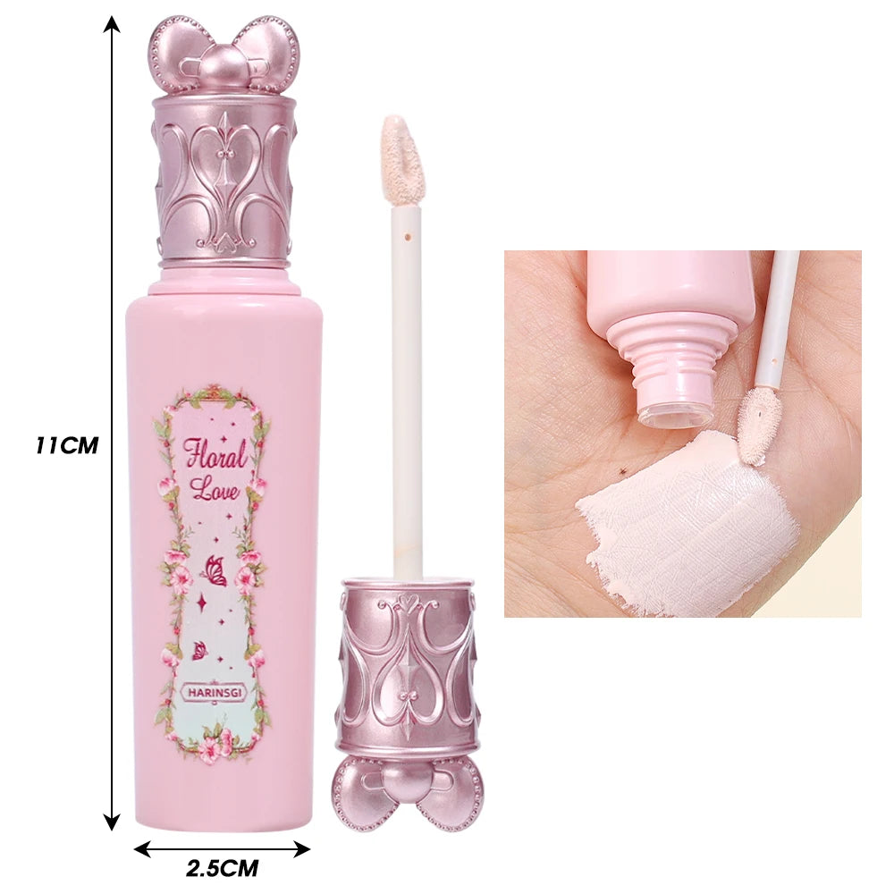 Pink Liquid Concealer Stick Moisturizing Waterproof Brightening Concealer Cream Lasting Cover Acne Spot Dark Circles Face Makeup