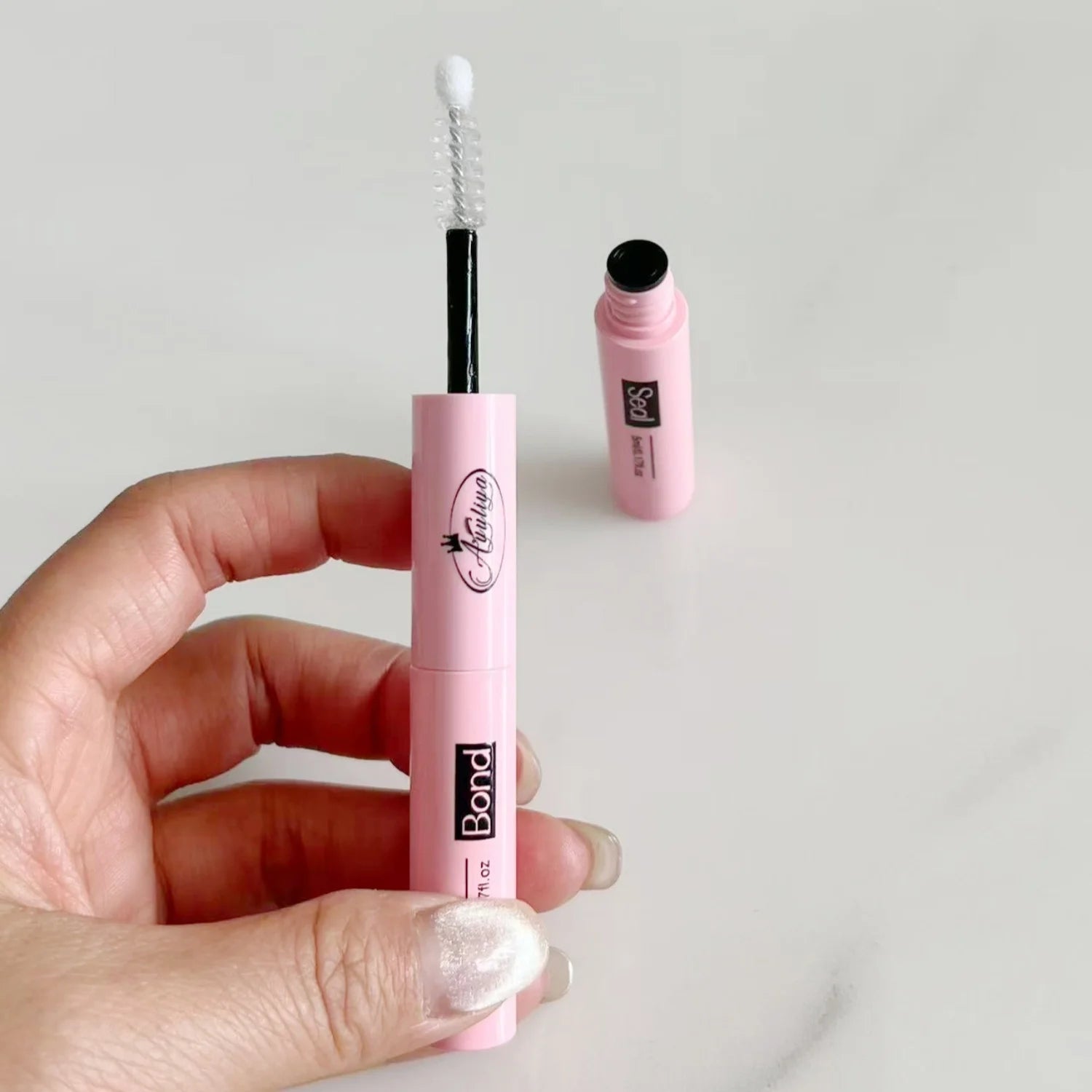 Lash Clusters Kit 100D Eyelash Clusters 3D Effect with Bond Seal Tweezers Brush Thin Band 10-18mm Mixed Natural Wispy 3D Curl Co