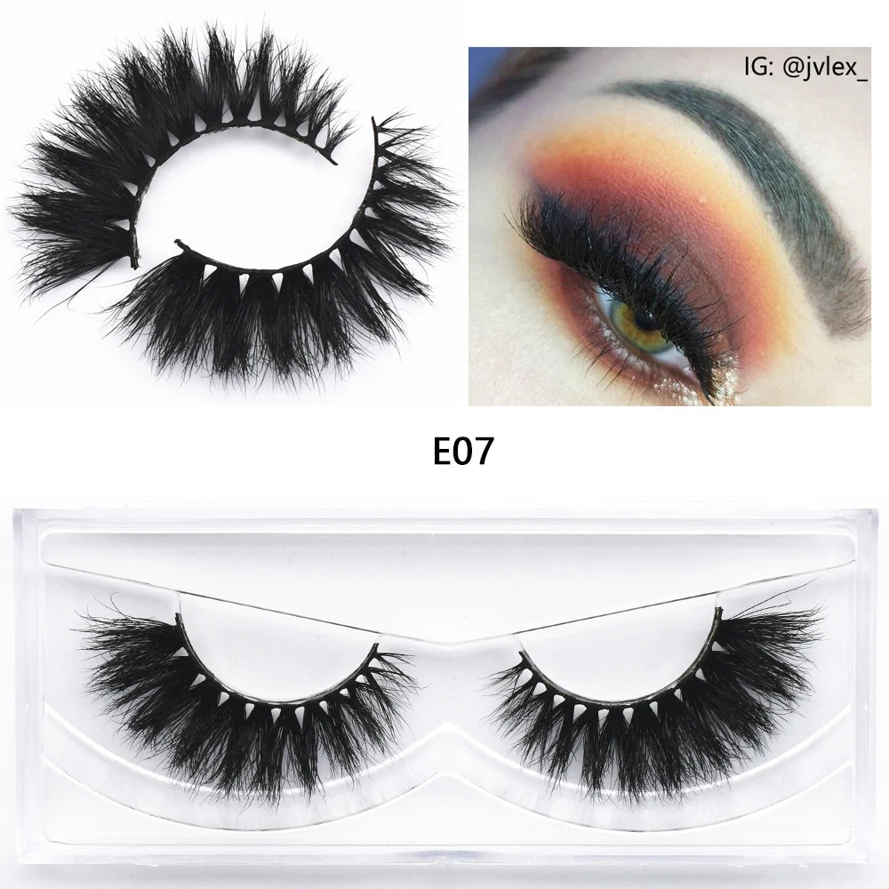 Mink Fake Eyelashes 3D Mink Lashes Natural Long False Eyelash Cruelty-free Mink Hair Fluttery False Lashes Makeup D101 Lash Gift
