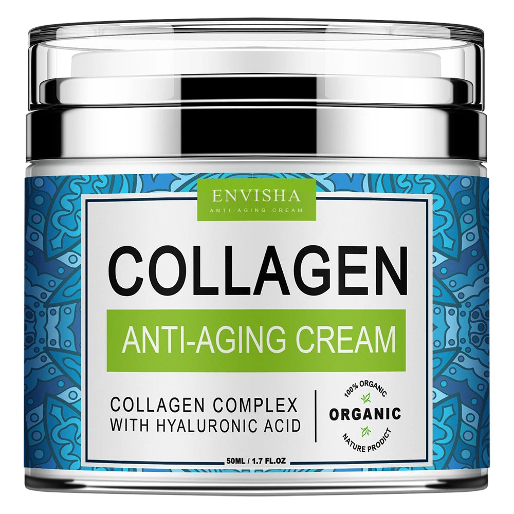 ENVISHA Neck Retinol Face Cream Vitamin Collagen Whitening Anti-Wrinkle Aging Moisturizer Skin Care Hyaluronic Acid Whitening
