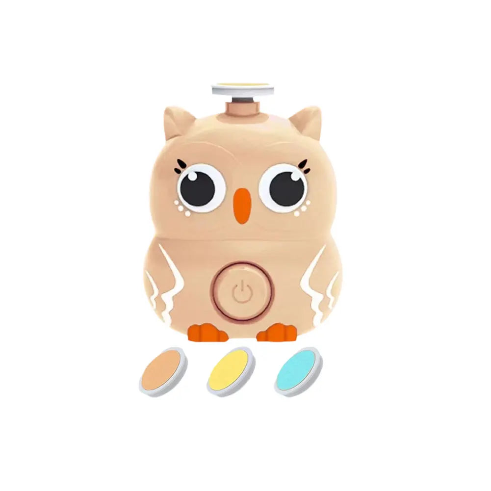 Baby Cartoon Electric Nail Trimmer Kid Nail Polisher & Adult File Clipper in One Care Kit