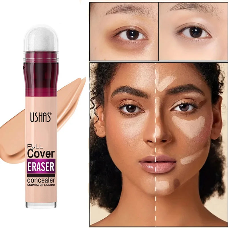 Sponge Head Concealer for Dark Circles, Tears, Freckles, Acne, Dark Circles, Pigmentation and Blemishes, Creating Natural Skin