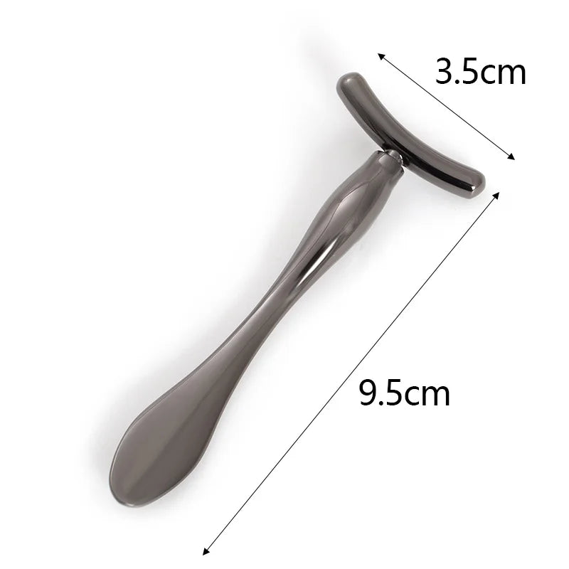 1PC Mini Metal Eye Cream Applicator Eye Cream Mixing Spatula Spoon Face Lifting Massage Facial Massager Thin Face Magic Stick