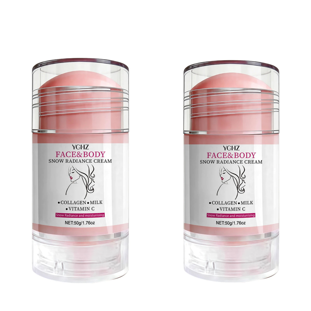 Facial and Body Brightening Stick - Brightening Cream, Perfect for Use on the Face, Neck, Underarms, Joints, Etc., Gentle Formula, Provides Brightening and Moisturizing, Suitable for Both Men and Women, 50g