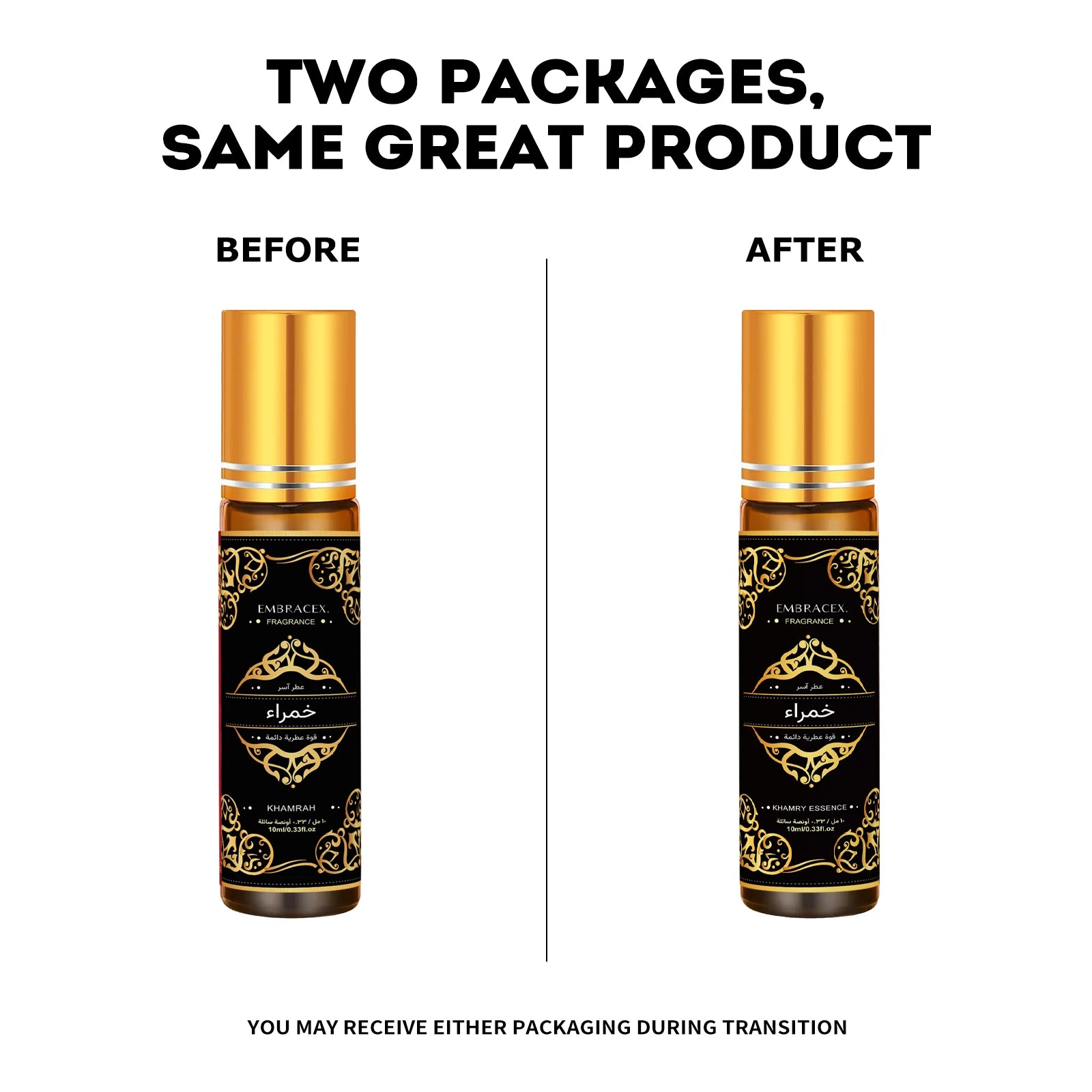 10ml Khamry Essence Roller Essential Oil خمراء Perfume Oil Skincare Face Oil Humidifier Eid al-Fitr Gift Long lasting Scent
