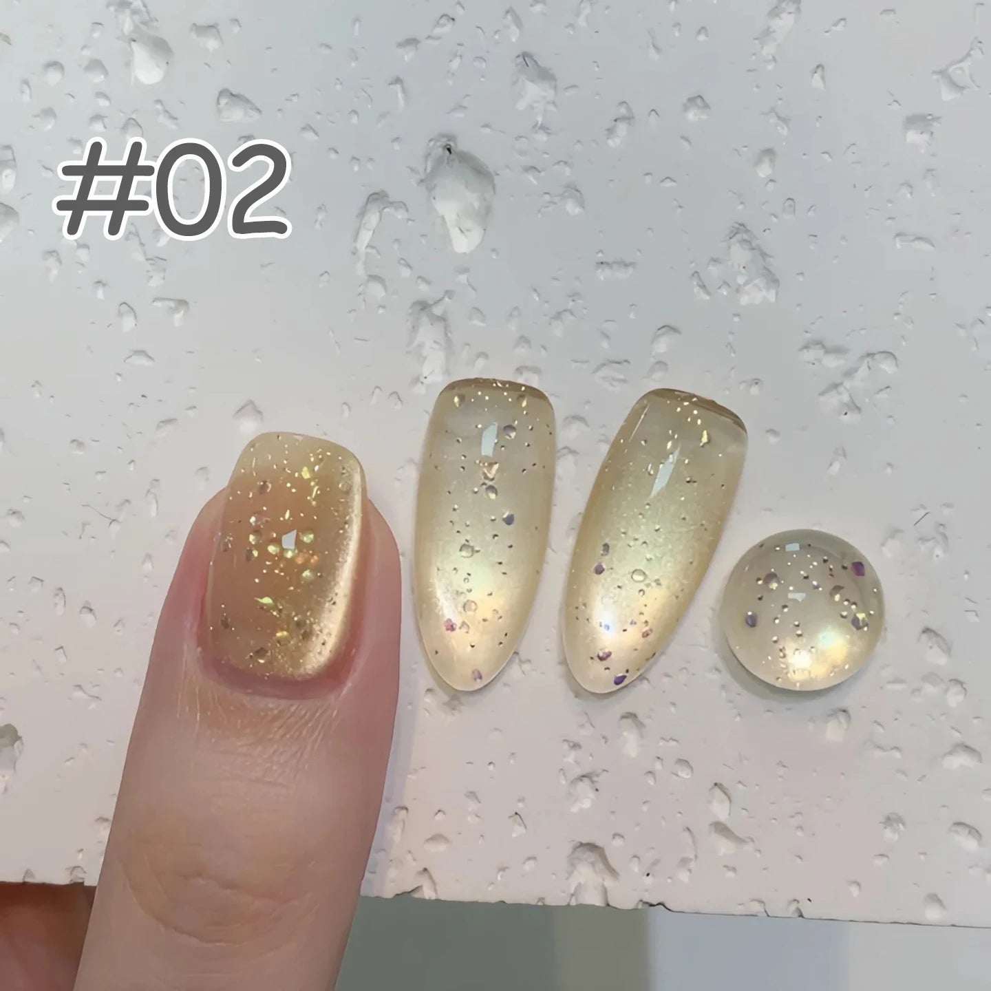 MIANEL 1-6pcs 12ML Summer Night Nail Supplies Shadow Star Sea Series Cat Eye Gel Nail Polish Nail Art Green Nails Blue Nails