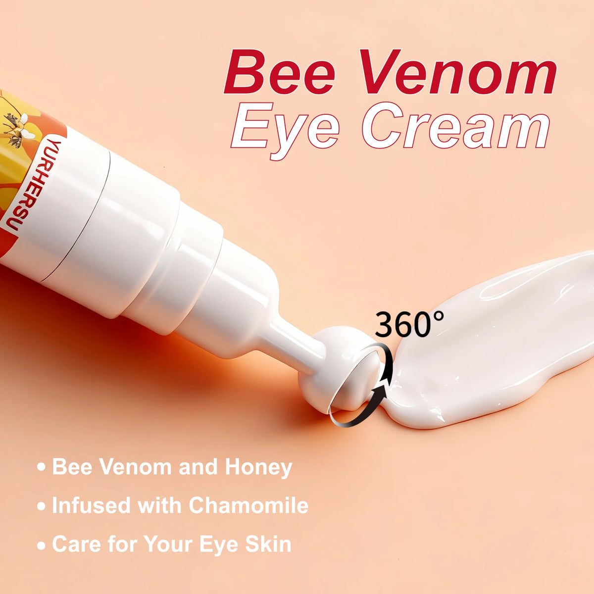 Bee Venom Eyes Cream Stick Dark Circles Remove Eye Bags Under Eye Hyaluronic Acid Moisturizing Serum Against Puffiness Eye Care