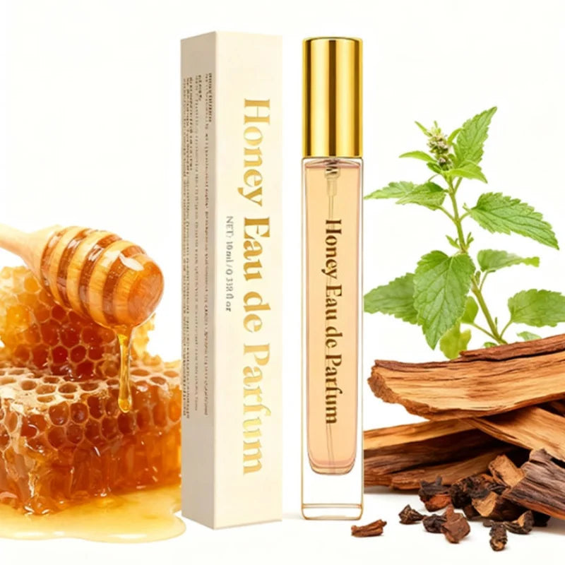 Honey Bergamot Unisex Perfume Spray,Castor Oil Patchouli Mild Natural Clean Fresh Women Fragrance Mist,Charming Daily Men Scent