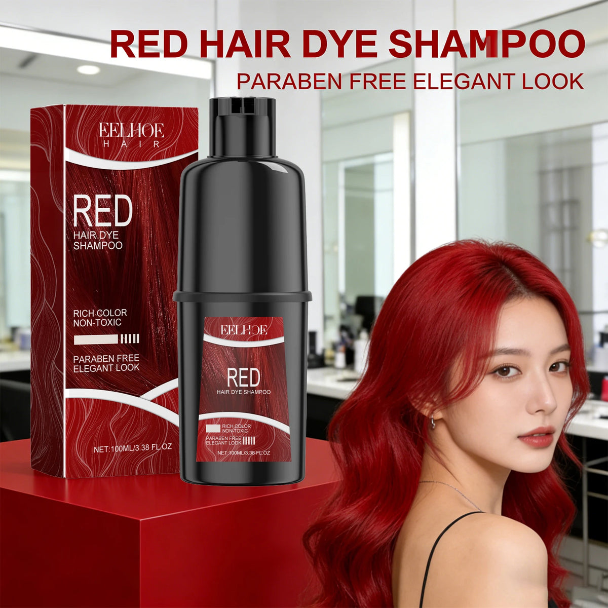 Hair Dye Shampoo Quick Hairdressing Maintain Lasting Color Effect Softening Hair Improve Gloss Herbal Essence Hair Color Shampoo