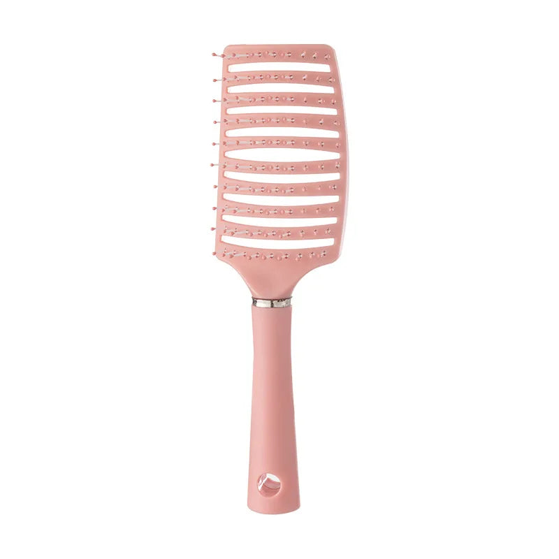 1pc anti-static massage brush  women's hair and scalp massage comb - straight hair professional tool Special for real hair wigs