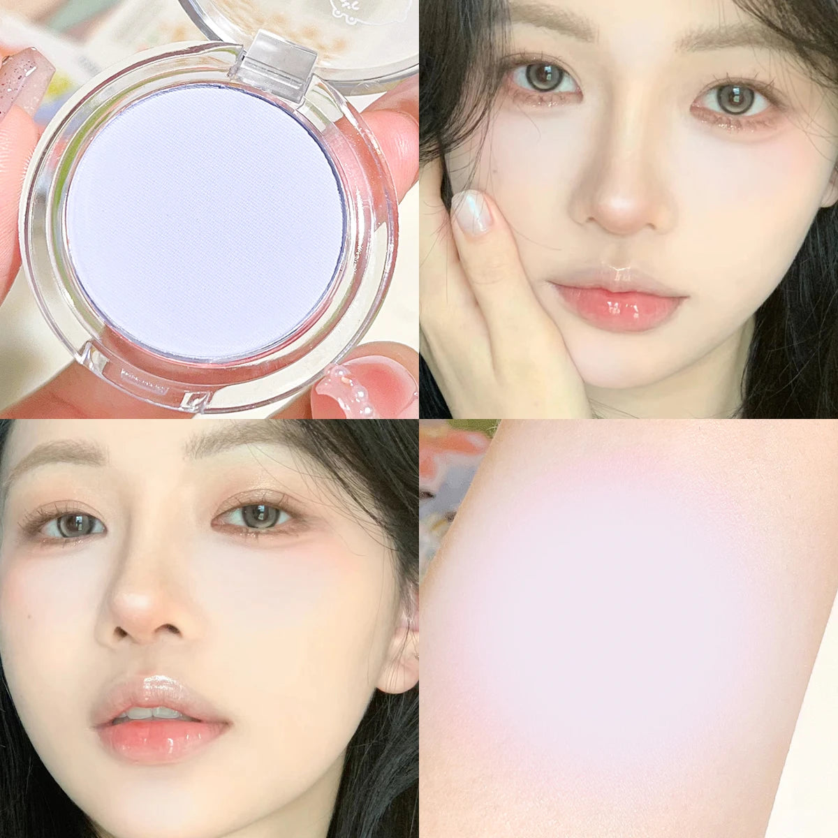 HISYI monochrome blush whitening matte cosmetics vitality girl nude makeup natural smudge monochrome blush plate