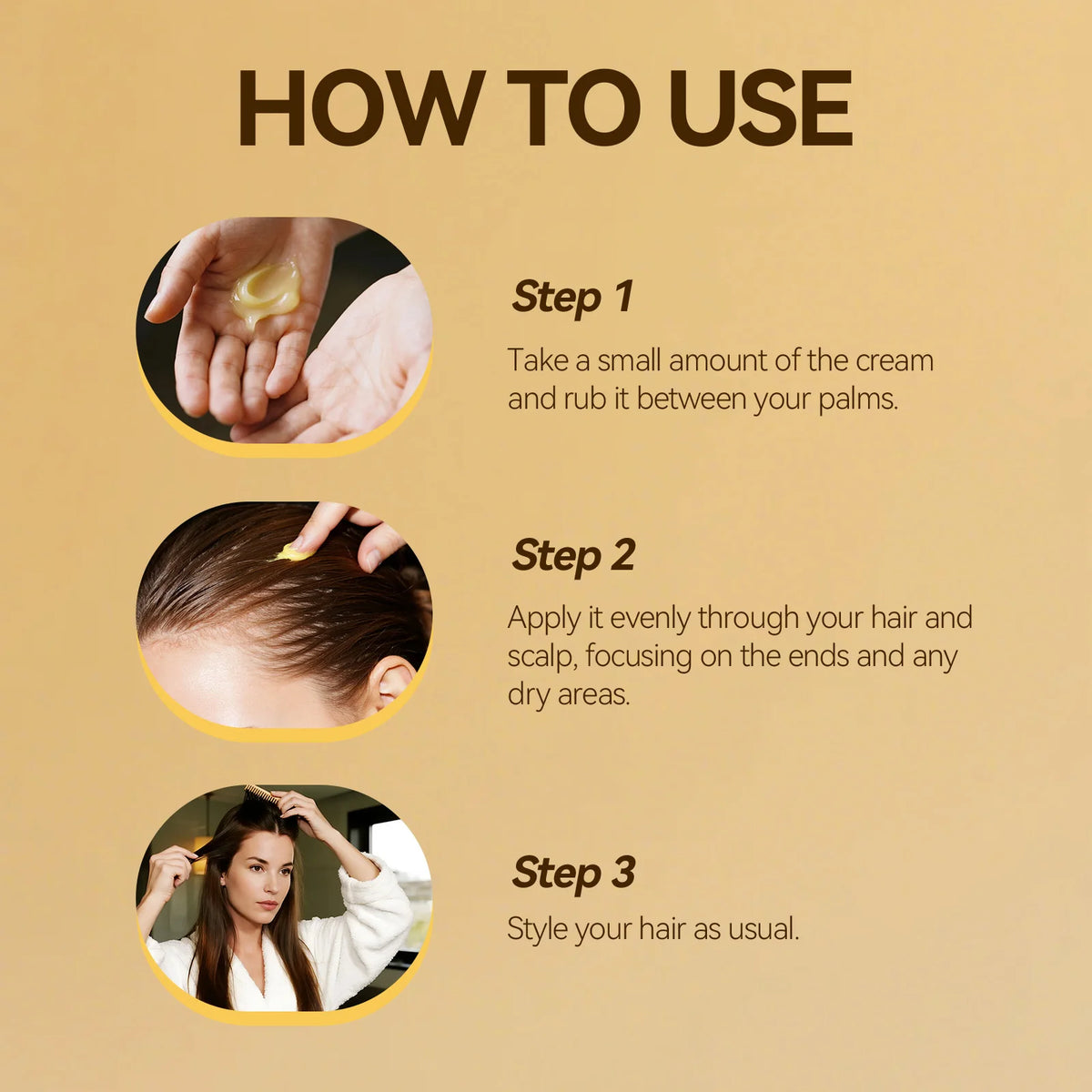 Ginger Hair Conditioner Natural Ginger Extract Nourishing Smoothing Strengthening Hair Care for Damaged Hair All Hair Types