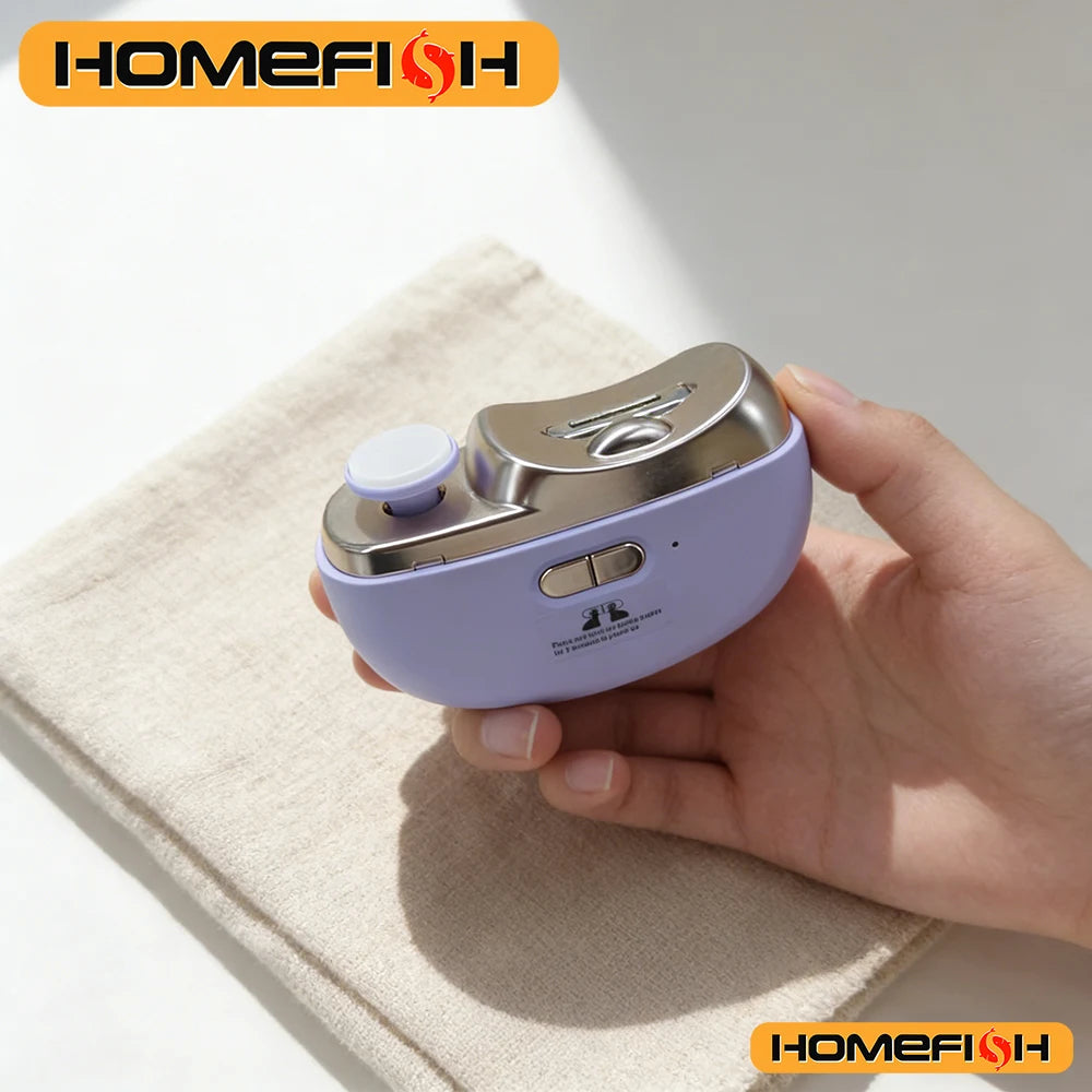 Automatic Electric Baby Nail Clipper - Anti-Splash Anti-Pinch Hand Nail Polisher