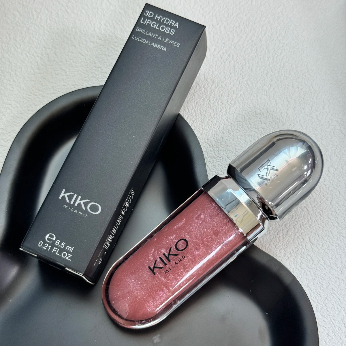Kiko Double Headed Lipstick Transparent Mirror Non Fading Non Stick Cup Lip Gloss Milk Tea Bean Paste Naked Nature Lip Makeup