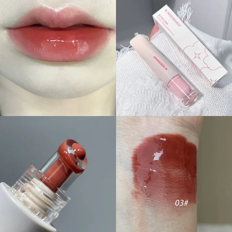Crystal Jelly Lip Gloss Mirror Water Liquid Lipstick Moisturizing Long Lasting Sexy Lip Plumper Lip Tint Makeup Korean Cosmetics