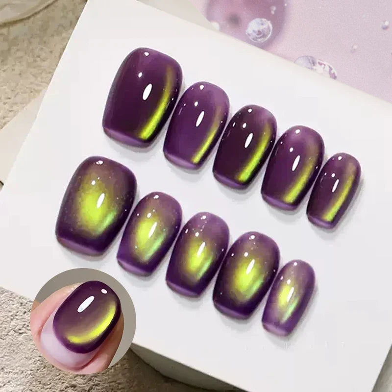 BORN PRETTY 10ml Rhine Lake Blue Cat Magnetic Gel Dark Blue Glitter Soak Off UV Gel Nail Art Varnish Manicure Nail Art Salon