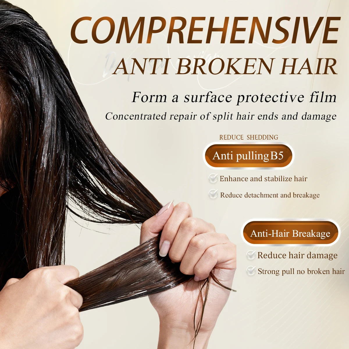 Curly Hair Keratin 500ml Leave In Conditioner Repairing Damaged Hair Soft Frizz Control Hydrating Smoothing Enriched Hair Care