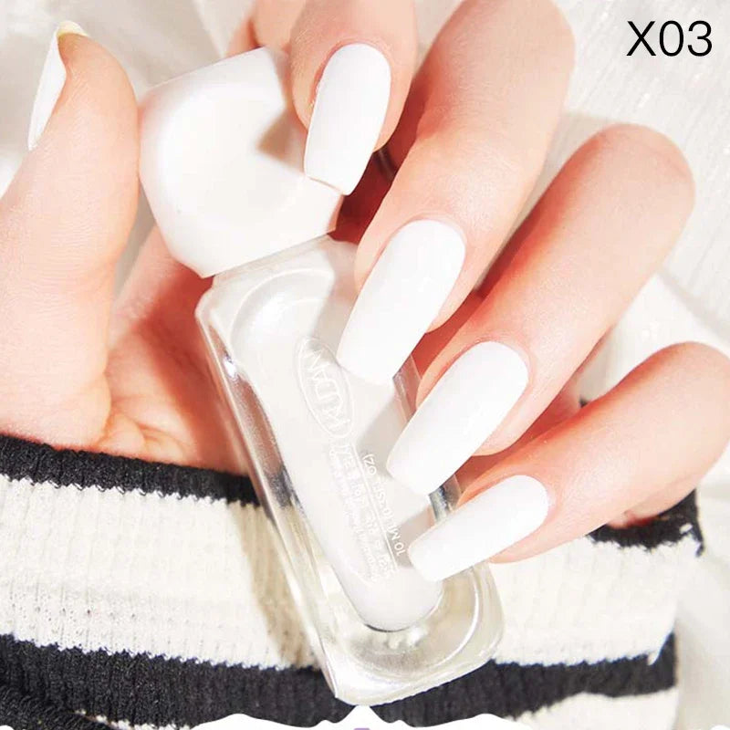 10ml Peel Off Water-Based Starry Nail Polish Fast Drying Long-Lasting Healthy And Brightening Effect No Need Lamp Cure