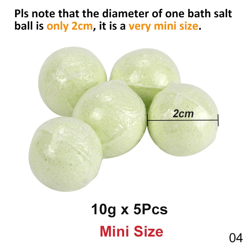 Bath  Pack Gift Set Bath Salt Balls Essential Oil Bath s for Moisturizing Skin Fizzy Spa Bath Bubble  Aromatic Odor