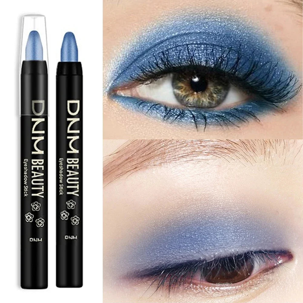 16Colors Shimmer Eyeshadow Stick Pearlescent Waterproof Eyeliner Silkworm Pen Glitter Long Lasting Highlighter Bling Eyes Makeup