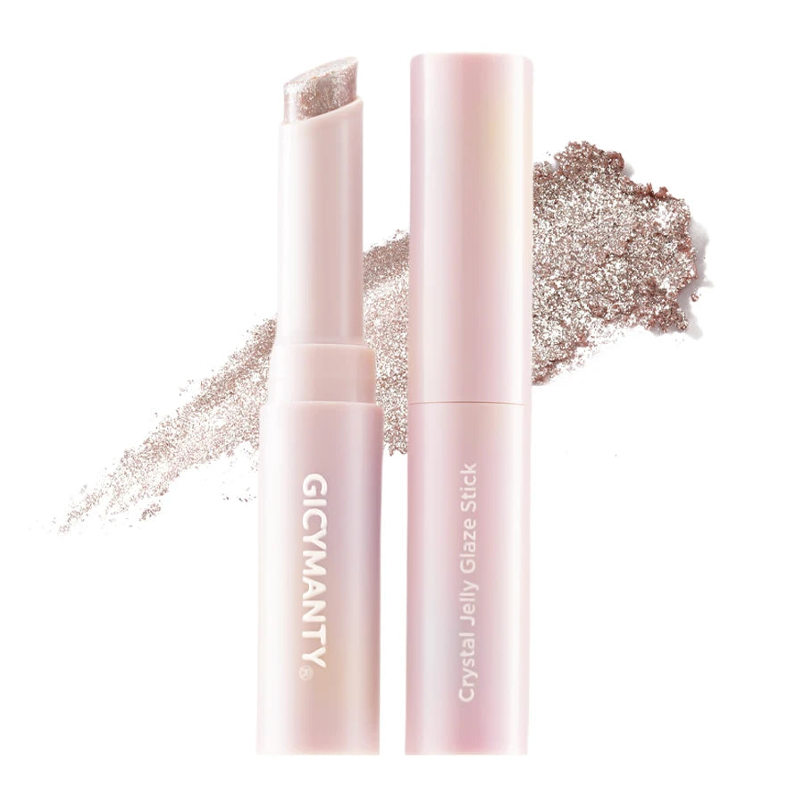 Shimmering Eyeshadow Stick With A Jelly Like Texture Fine Glitter And Highlighting Effect Waterproof And Long Lasting